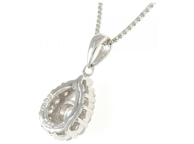 Autre Marque Collana in platino e diamanti Argento - vista 4