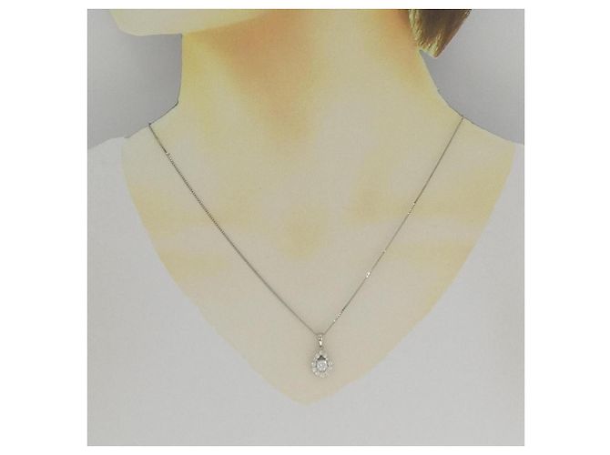 Autre Marque Collana in platino e diamanti Argento - vista 6