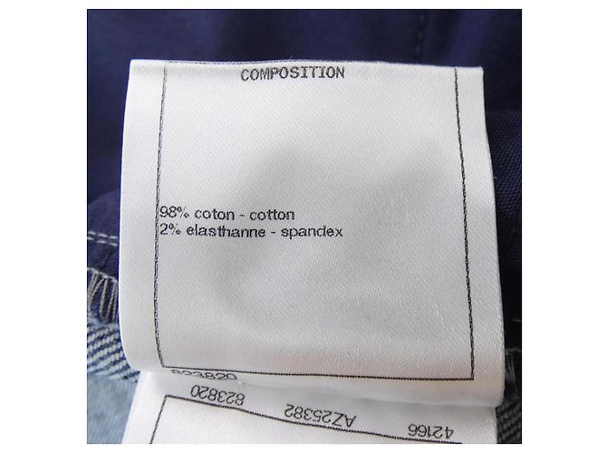 Timeless Chanel P55667V42007 Jeans Blu - vista 3