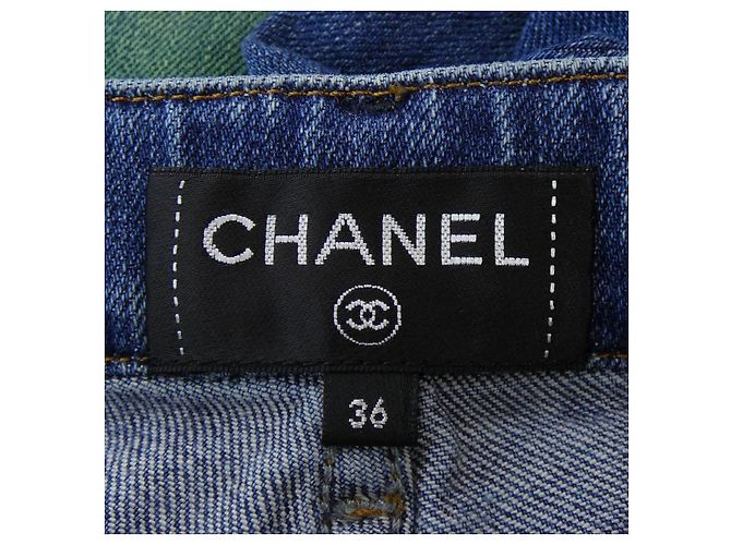 Timeless Chanel P55667V42007 Jeans Blu - vista 4