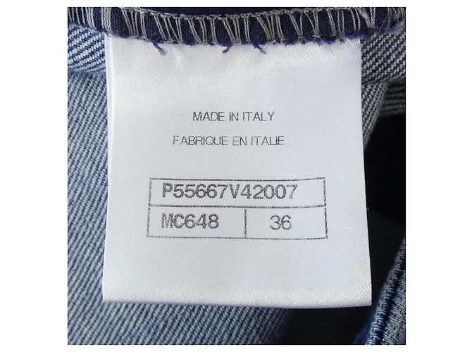 Timeless Chanel P55667V42007 Jeans Blu - vista 5