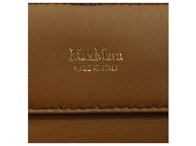 Borsa Max Mara Anita Marrone Beige - vista 5