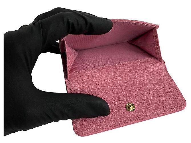 Chanel Boy Ledergeldbörse Pink - Ansicht 8