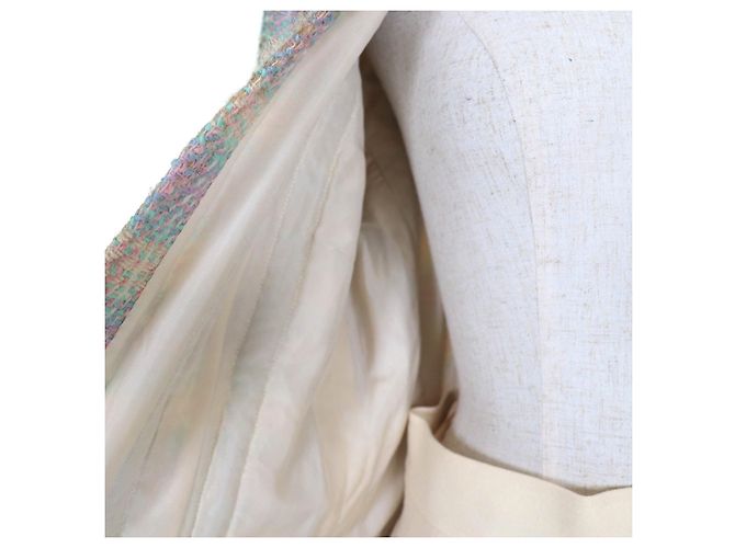 Timeless Completo due pezzi in tweed Chanel Multicolore - vista 5