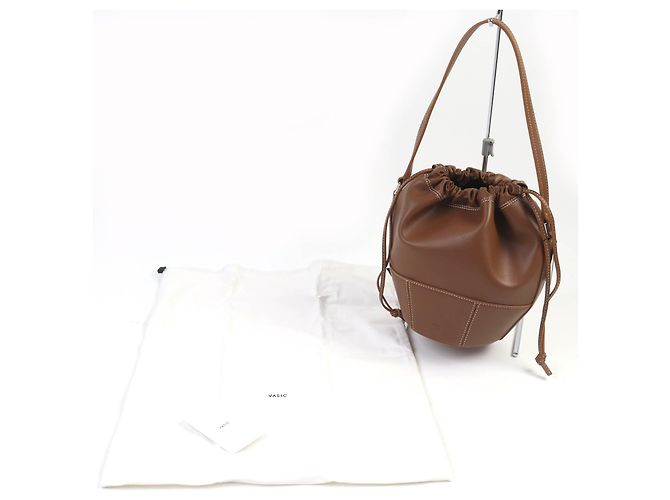 Autre Marque Borsa a tracolla in pelle GEM di VASIC Marrone Bronzo - vista 2