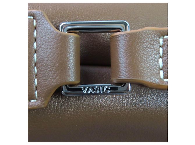 Autre Marque Borsa a tracolla in pelle GEM di VASIC Marrone Bronzo - vista 9