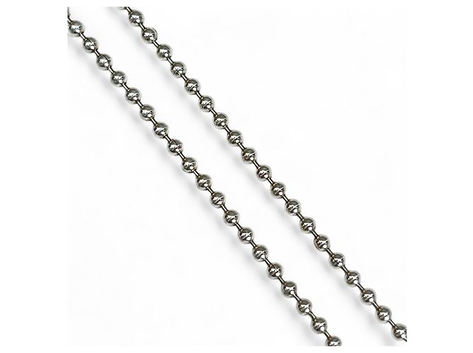 Tiffany & Co Tiffany&Co. Oval Tag Silberhalskette - Ansicht 6