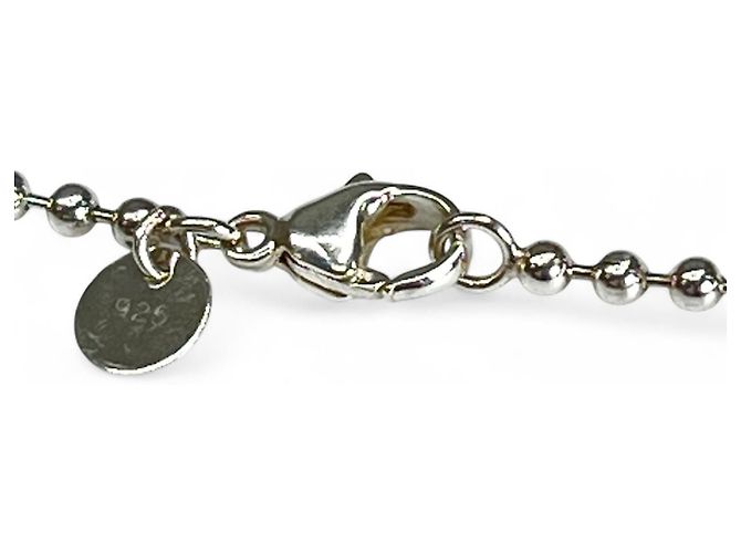 Tiffany & Co Tiffany&Co. Oval Tag Silberhalskette - Ansicht 7