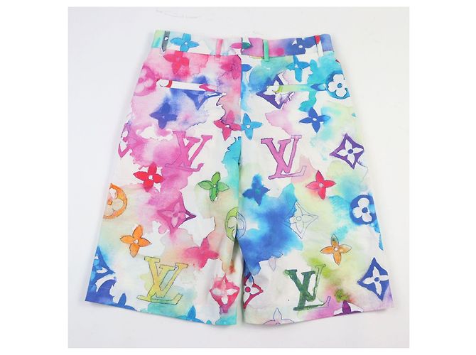 Short de algodón Monogram Louis Vuitton Multicolor - vista 3