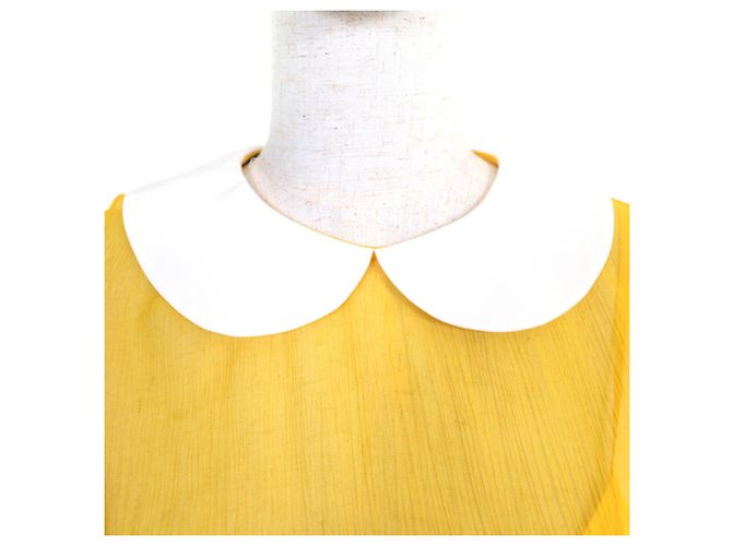 Conjunto de seda Gucci Amarelo - vista 4