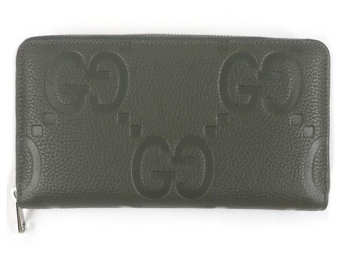 Gucci Jumbo GG Leder Langgeldbörse mit Reißverschluss - Ansicht 2