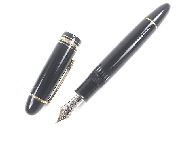 Montblanc Meisterstück 14K Füllfederhalter Schwarz - Ansicht 2