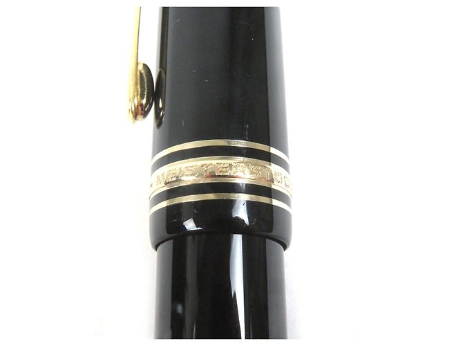 Montblanc Meisterstück 14K Füllfederhalter Schwarz - Ansicht 7