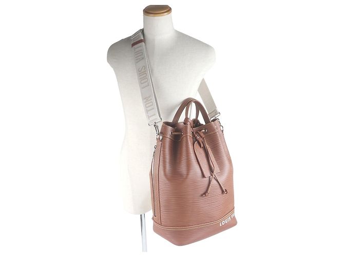 Borsa a tracolla 2way Louis Vuitton Maxi Noe Epi Marrone - vista 2
