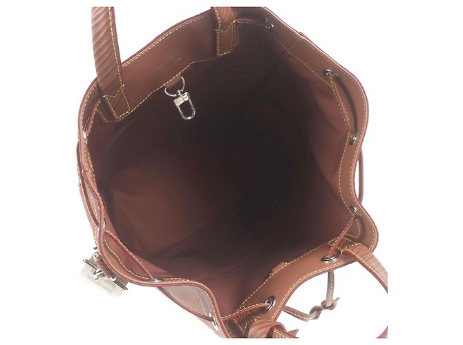 Borsa a tracolla 2way Louis Vuitton Maxi Noe Epi Marrone - vista 4
