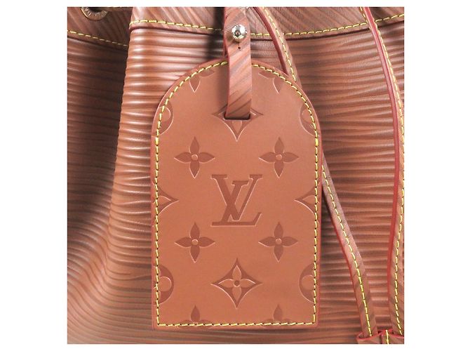 Borsa a tracolla 2way Louis Vuitton Maxi Noe Epi Marrone - vista 7