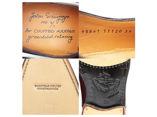 Autre Marque Scarpe Oxford in pelle Jalan Sriwijaya Marrone - vista 10