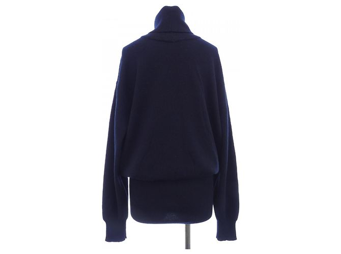 Louis Vuitton Cashmere Kleid Blau Marineblau - Ansicht 2