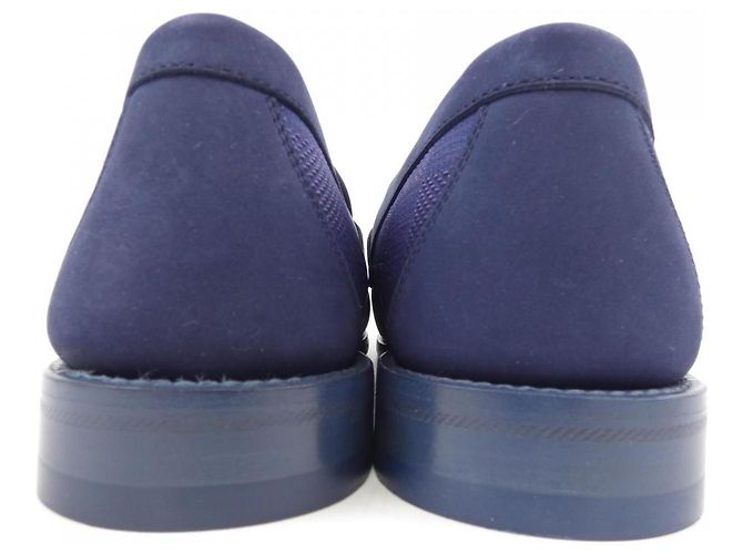 Scarpe Mezzi Loafer in pelle Louis Vuitton Blu Blu navy - vista 5