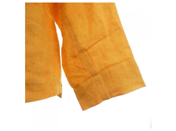 Chaqueta Chanel sin cuello Naranja - vista 6
