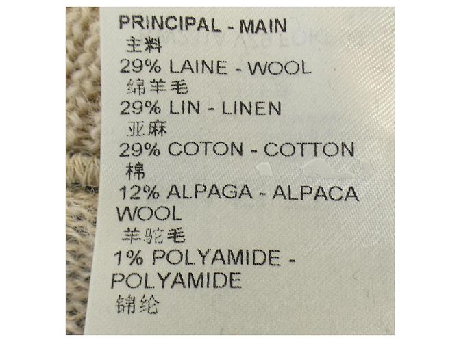 Pantalones Louis Vuitton Negro Beige - vista 3