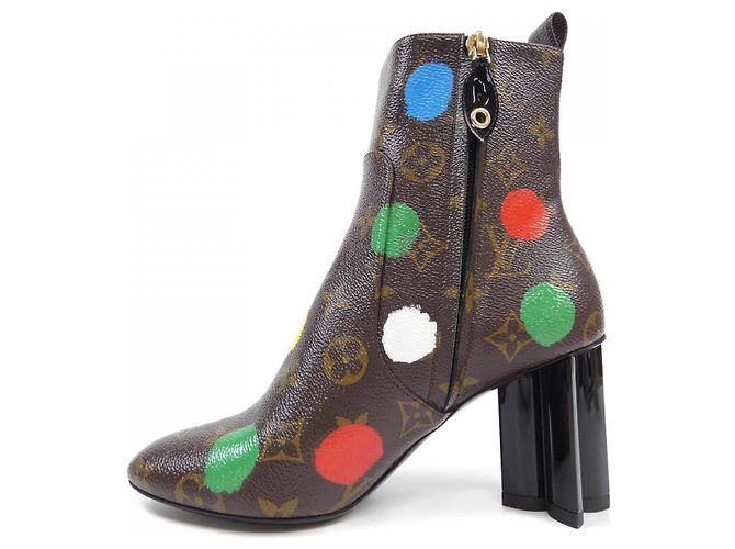 Botines Silhouette Line Louis Vuitton Castaño - vista 2