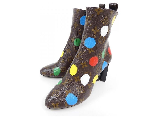 Botines Silhouette Line Louis Vuitton Castaño - vista 3