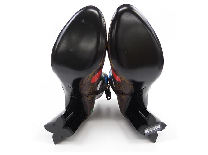 Botines Silhouette Line Louis Vuitton Castaño - vista 4