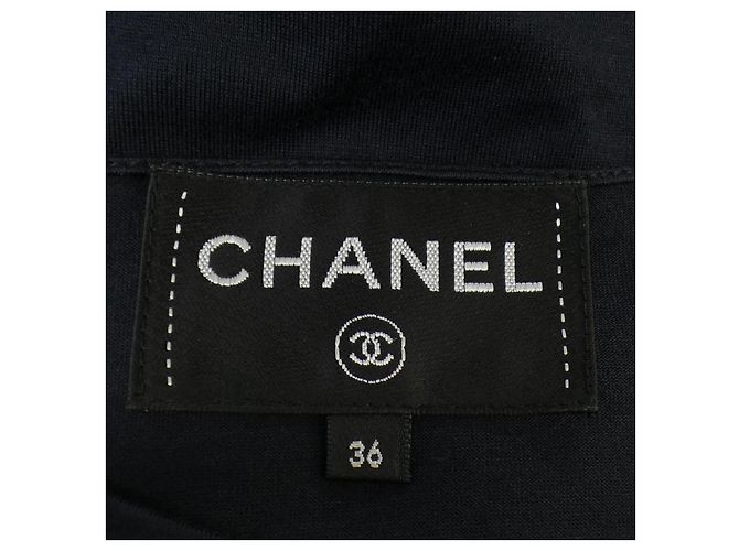 Top Chanel Blu Blu navy - vista 5