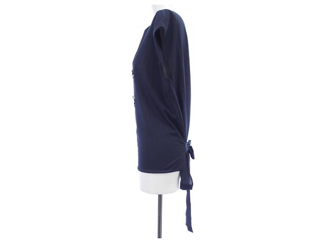 Top Chanel Blu Blu navy - vista 8