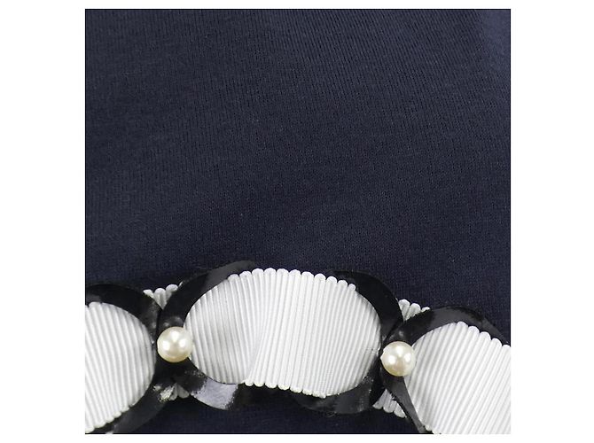 Top Chanel Blu Blu navy - vista 9