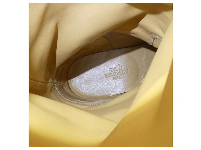 Botas largas de ante Hermès Castaño - vista 6