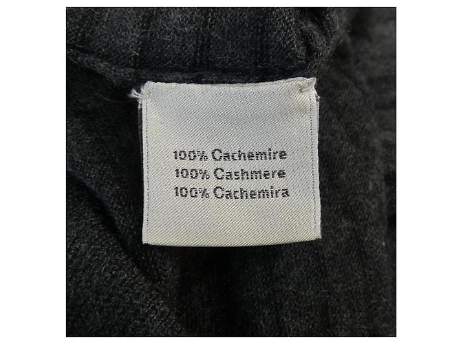 Hermès Kaschmir Strick S Braun Schwarz Lila - Ansicht 3
