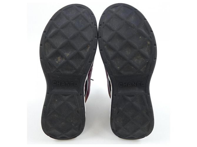Sneakers Chanel Marrone Rosso - vista 4