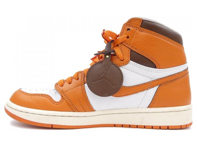 Autre Marque Sneakers Nike Jordan Bianco Arancione - vista 2
