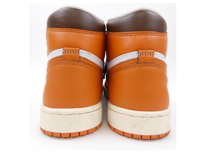 Autre Marque Sneakers Nike Jordan Bianco Arancione - vista 5