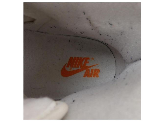 Autre Marque Sneakers Nike Jordan Bianco Arancione - vista 6