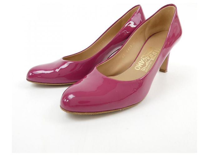 Décolleté Salvatore Ferragamo Rosa - vista 3
