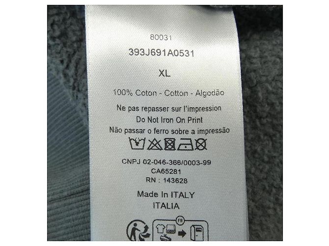 Moletom com capuz de algodão Dior Marrom - vista 3