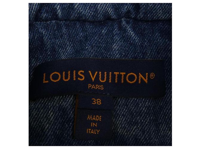 Chaqueta de denim Louis Vuitton Azul - vista 4
