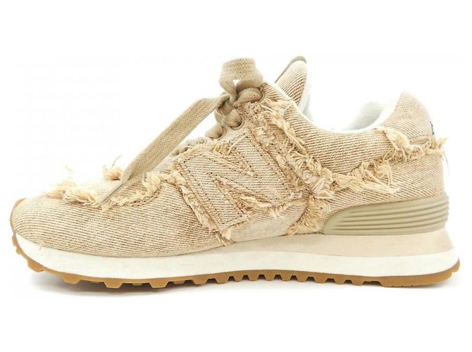Sneakers Miu Miu Beige - vista 2