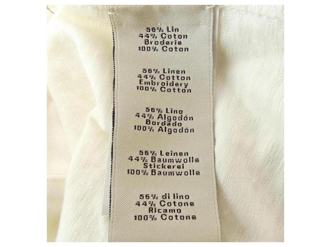 Hermès Camiseta de algodón Hermes Blanco - vista 3