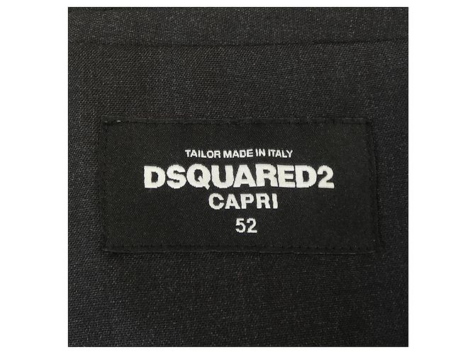 Autre Marque Giacca Dsquared2 Marrone Grigio - vista 4