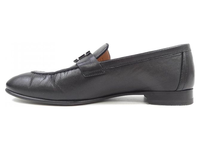 Hermès Scarpe Chevre Hermes Paris Nero - vista 2
