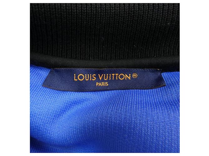 Sudadera de algodón técnico estampado Louis Vuitton Negro Azul Verde - vista 4