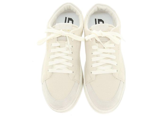 Autre Marque Stockton Destroy-U Shrink Leder-Sneaker Beige - Ansicht 2
