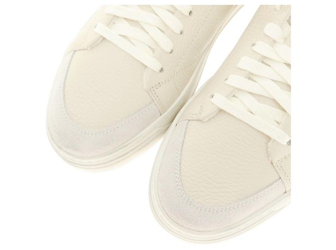 Autre Marque Stockton Destroy-U Shrink Leder-Sneaker Beige - Ansicht 4