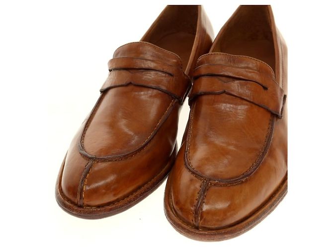 Autre Marque Mocassin en cuir King Tartufoli Bronze - vue 4