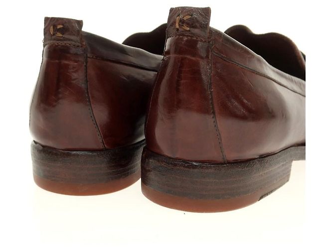 Autre Marque King Tartufoli Leder-Loafer Braun - Ansicht 5