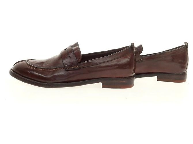 Autre Marque King Tartufoli Leder-Loafer Braun - Ansicht 6